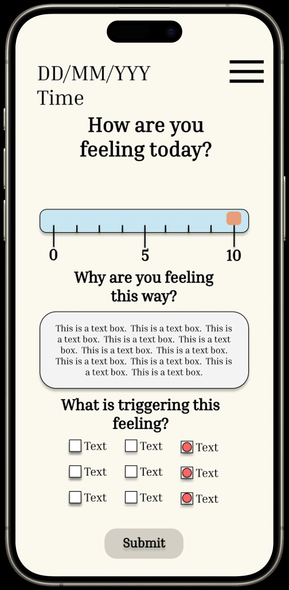 Daily check-ins