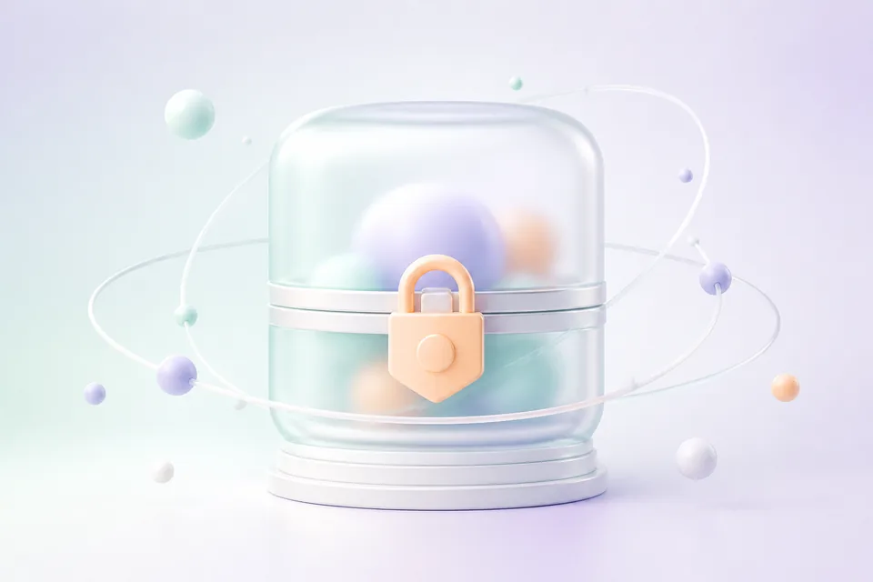Abstract locked project cover